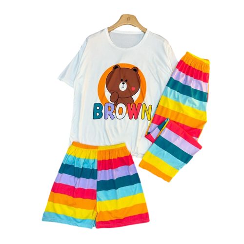 سه تیکه راحتی طرح brown